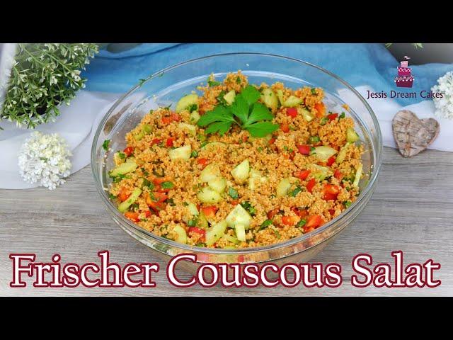 Frischer Couscous Salat / Einfach, Schnell & die perfekte Grillbeilage!