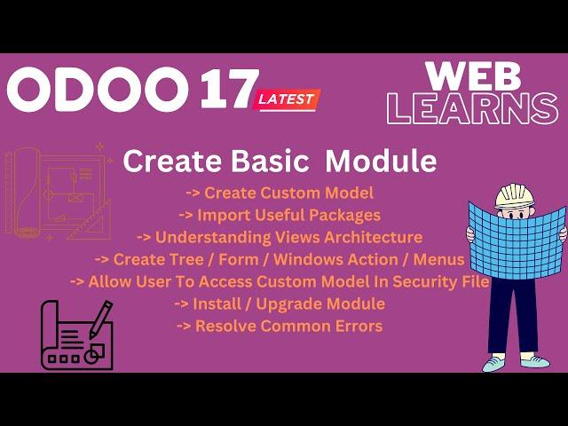 How to creating a custom module in Odoo 17 | Odoo Development Tutorial