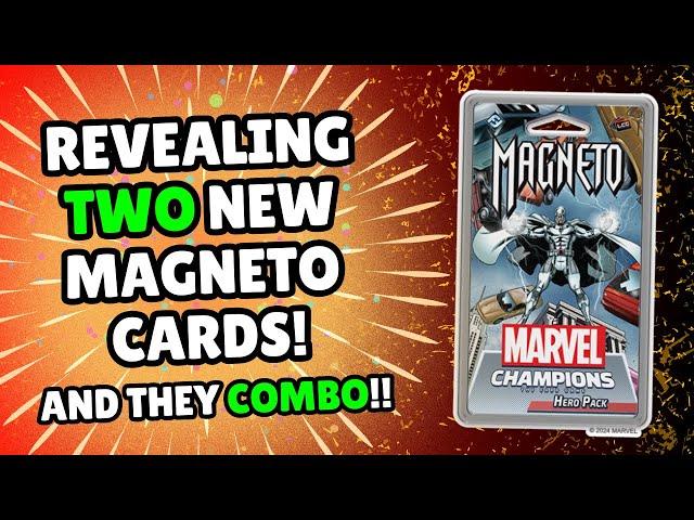 TWO New HERO CARDS for MAGNETO! And They COMBO! [Marvel Champions]