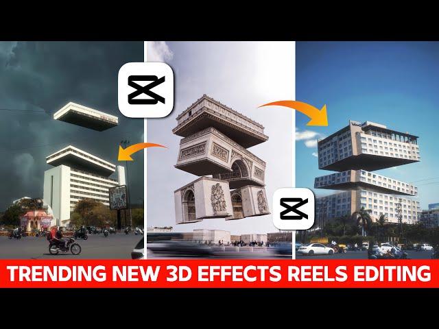 TRENDING NEW 3D BUILDING EFFECTS REELS TUTORIAL- CAPCUT | CAPCUT VIDEO EDITING | BUILDING EFFECTS