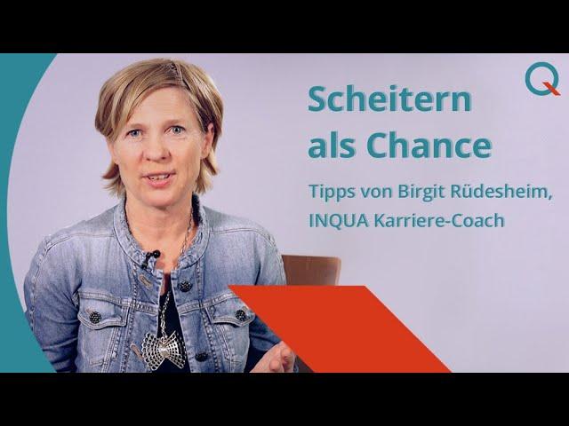 Tipps vom Karriere-Coach: Scheitern als Chance // Birgit Rüdesheim