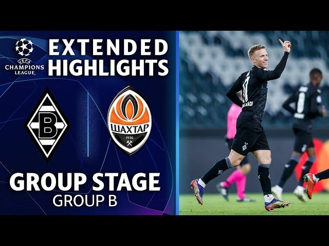 Mönchengladbach vs. Shakhtar Donetsk: Extended Highlights | UCL on CBS Sports