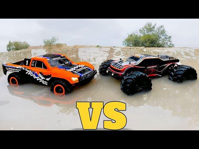 Traxxas Slash 4x4 vs JLB Cheetah 11101 120A | Remote Control Car | RC Car in Water