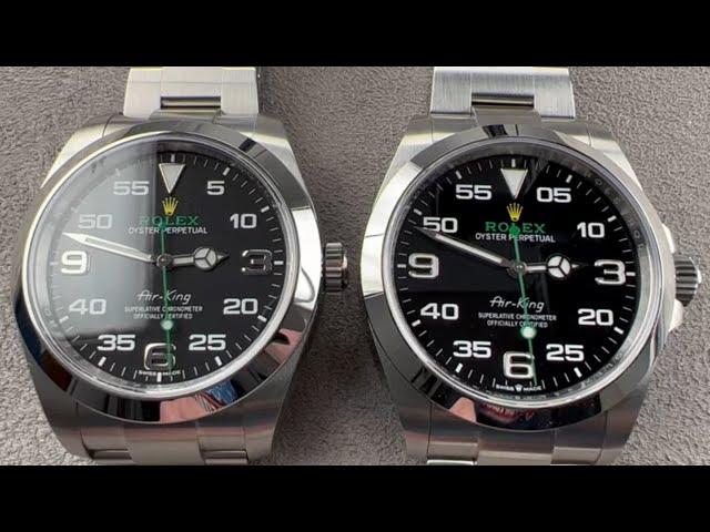 Rolex vs Rolex Air King New vs Old Shootout and Review: Reference 126900 vs 116900