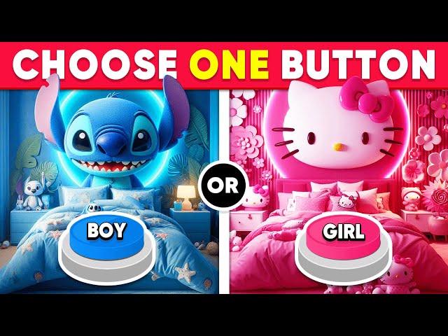 Choose One Button! BOY or GIRL Edition  Daily Quiz