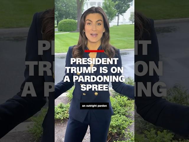 President Trump is on a pardoning spree