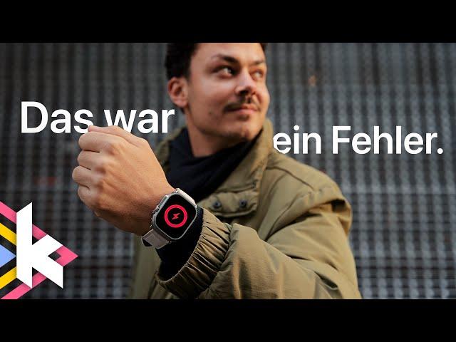 Ich habe mein iPhone durch die Apple Watch Ultra ersetzt.