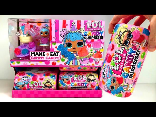 NEW! LOL Candy Surprise Make & Eat Gummy Candy Dolls Unboxing FULL case