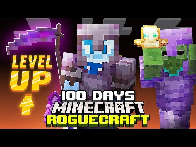 I Survived 100 Days in ROGUECRAFT in Minecraft