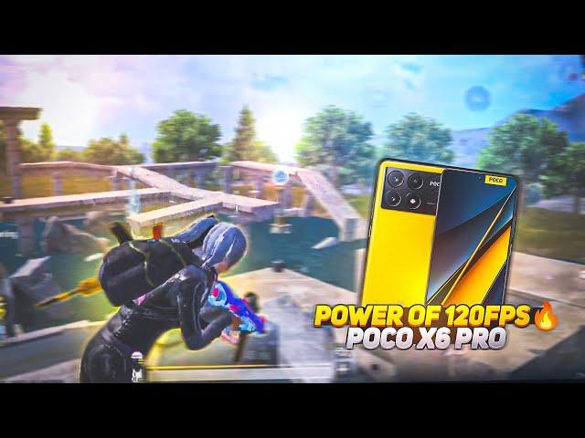 BGMI NEW 3.3 UPDATE 120FPS CLUTCHES POCO X6 PRO 5G PUBG GAMEPLAY || POCO X6 PRO 5G PUBG TEST 120FPS