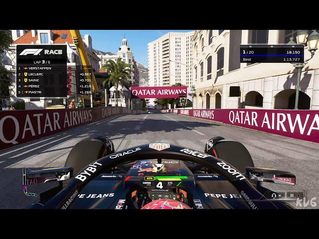 F1 24 - Circuit de Monaco (Monaco Grand Prix) - Gameplay (PS5 UHD) [4K60FPS]