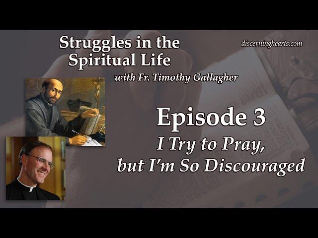 I Try to Pray, but I’m So Discouraged – Struggles in the Spiritual Life with Fr. Timothy Gallagher