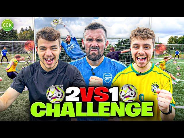 2 vs 1 SHOOTING CHALLENGE ft CHRIS MD AND ARTHUR TV FOR £1000!!!