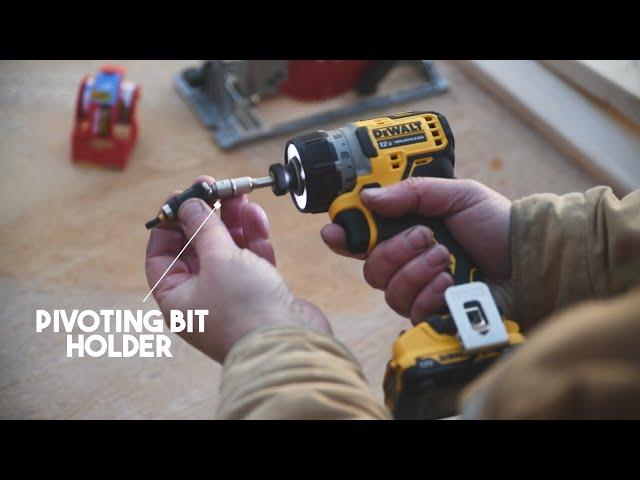 DeWALT pivoting bit holder