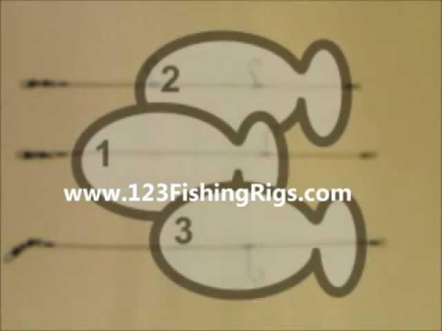 1-2-3 Drop Shot Wire Fishing Rig (www.123FishingRigs.com)