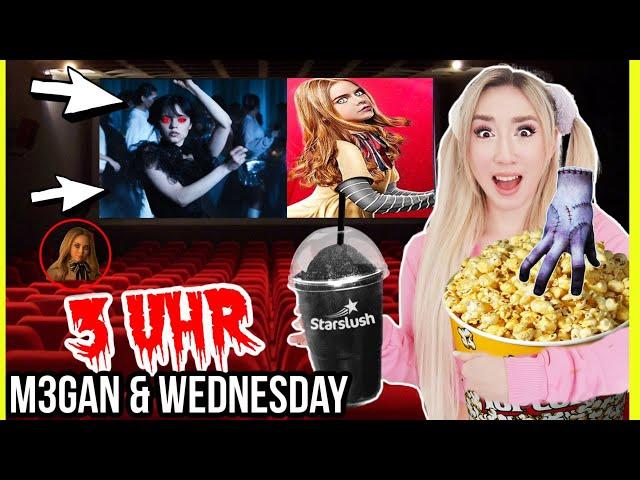 schaue niemals M3GAN VIDEO und WEDNESDAY Addams NETFLIX Serie um 3 Uhr am FILM-FREITAG