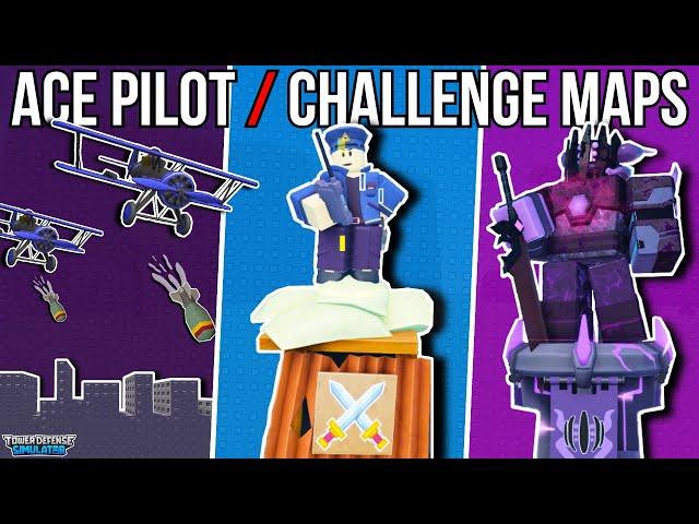 [HUGE UPDATE] Ace Pilot Rework & Challenge Maps + Hardcore Matchmaking | Tower Defense Simulator