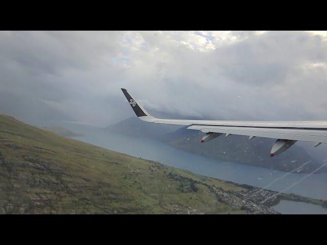 Severe turbulence on Air New Zealand flight after take off from Queenstown