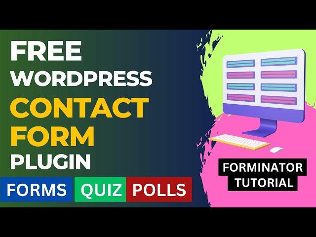 Best Free WordPress Contact Form Plugin | Forminator Plugin Tutorial | Create Forms, Quiz & Polls