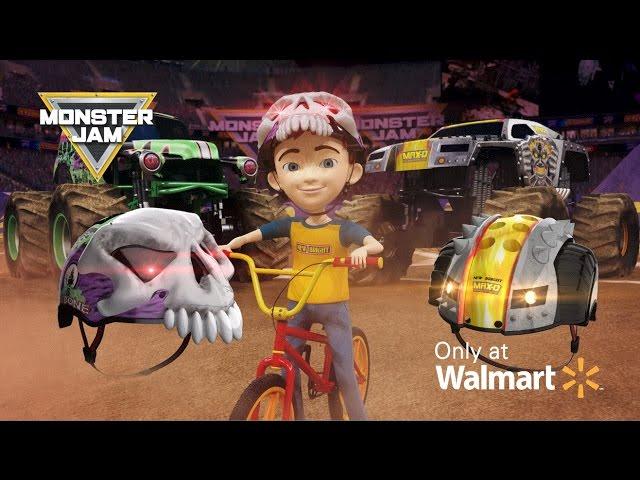 New Bright Monster Jam - Grave Digger & Max-D Bicycle Helmets