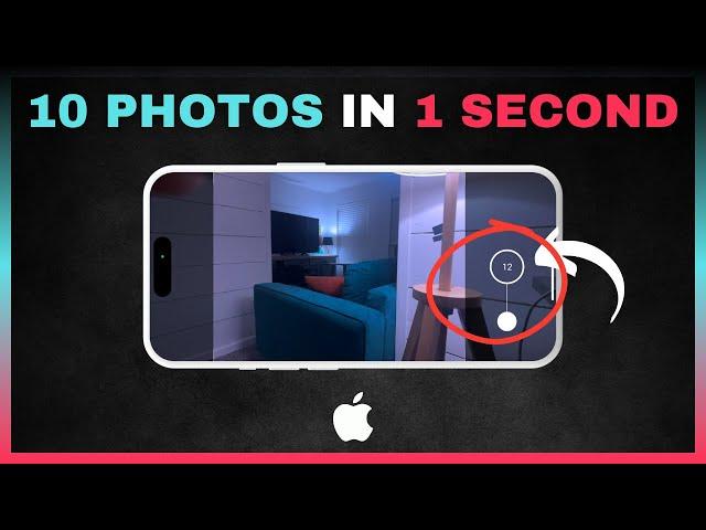 10 Pictures in 1 Second on iPhone With Burst Mode