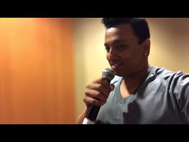 Rex D'Souza rehearsing for masala cruises in Seattle USA