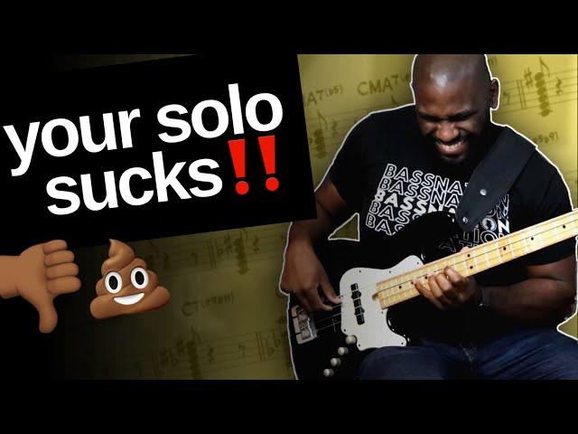 HOW TO SOLO LIKE A PRO  FOR BASS GUITAR Solo Ideas