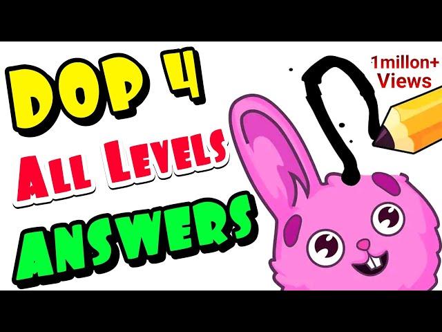 DOP 4 Latest Update All Levels 1-560 Answers - DOP 4 Draw One Part Level 1-560 Walkthrough Solution