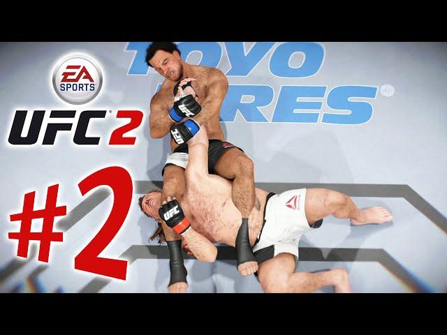 EA SPORTS UFC 2 - Parte 2: Mata-Leão e Chave-De-Braço! [ Playstation 4 - Playthrough PT-BR ]