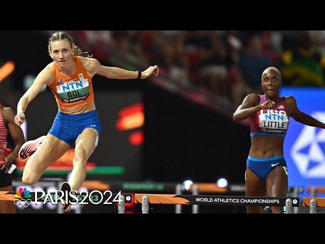 Femke Bol GETS HER REVENGE with dominant 400 hurdles crown ahead of resurgent Little | NBC Sports