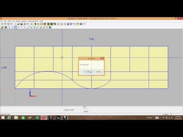 How to use a 3rd. Party software to import geometry into eCabinets.