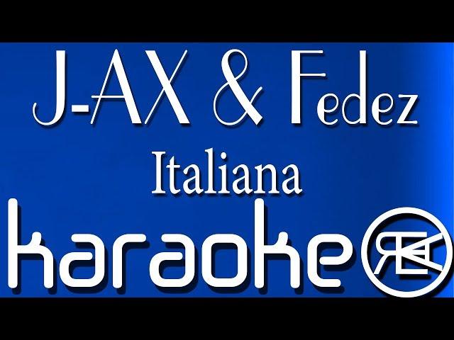 J-AX & Fedez - Italiana | Karaoke Lyrics Testo base