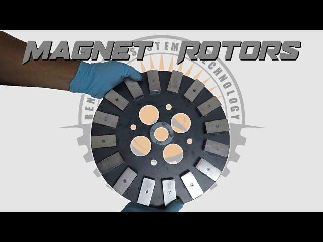 Making Wind Turbine Magnet Rotors