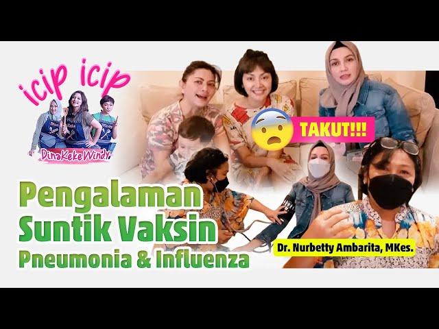 TAKUT SUNTIK VAKSIN PNEUMONIA & INFLUENZA, DINA LORENZA GEMETARAN SAMPE NANGIS BOMBAY