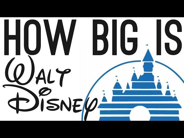 How BIG is Walt Disney? (The Story of Disney)