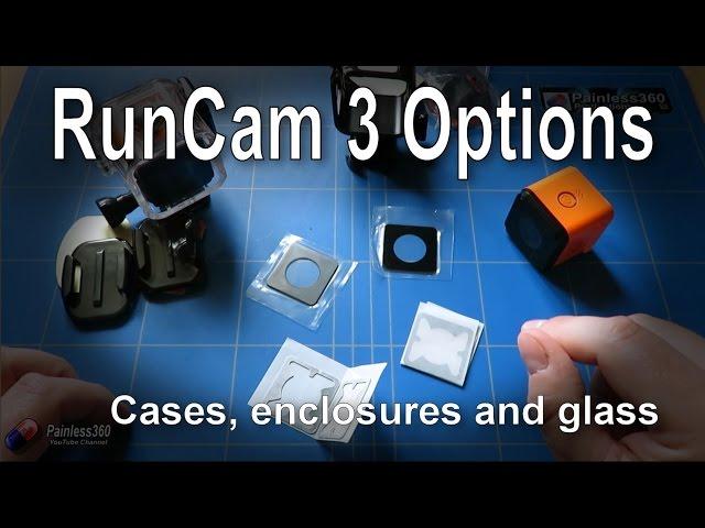 RunCam 3 Mounts and Replacement Glass