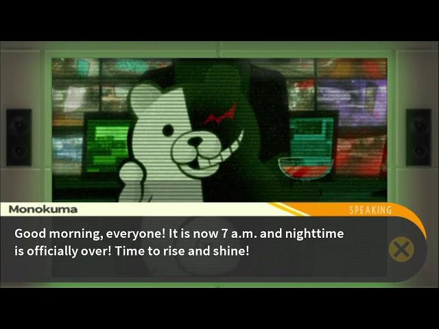 monokuma's morning announcement