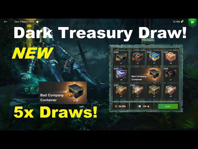 NEW Dark Treasury Draw - How to win Super Tank from the First Try!!!!! (Big Test) WoT Blitz Strv K