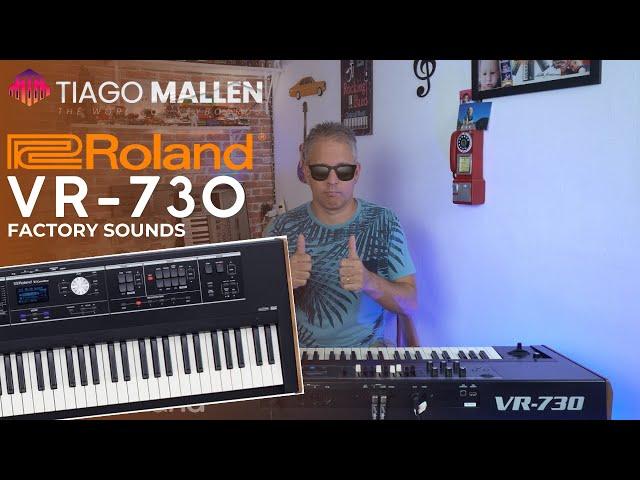 Roland VR-730 - Factory Sounds by Tiago Mallen - #roland #tecladista #teclado