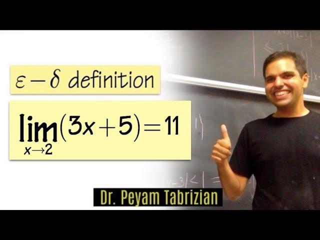 Epsilon delta limit (Example 1)