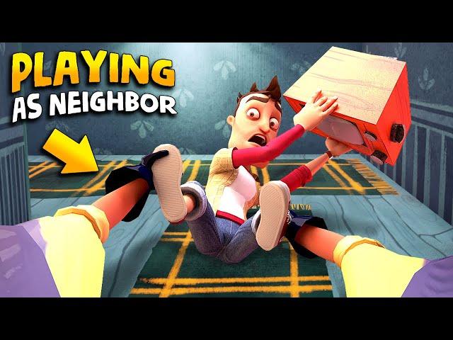 PLAYING AS THE NEIGHBOR GOT INSANE!!! (Part 3) | Hello Neighbor Gameplay (Mods)