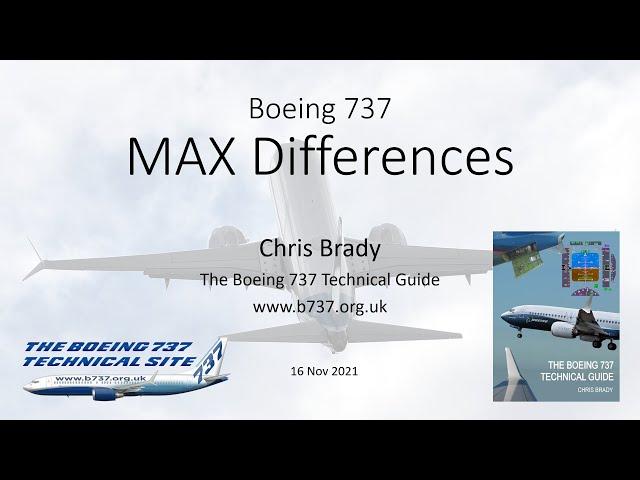 737 Max Differences