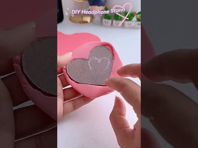 DIY headphone holder #shorts #art #diy #youtubeshorts
