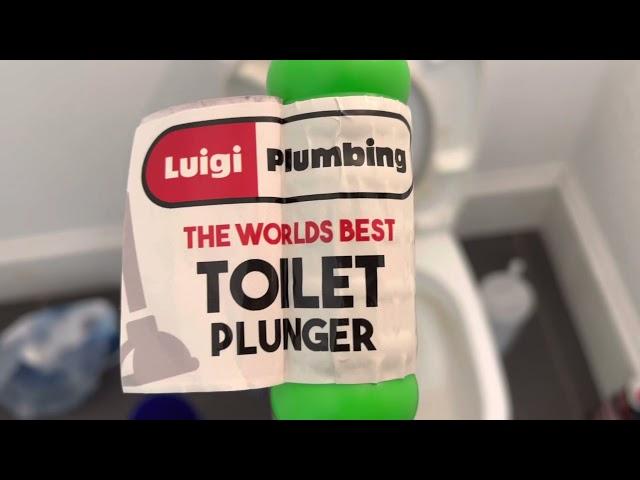 Luigi Plumbing: “Worlds Best Plunger” Review - Does it Work???