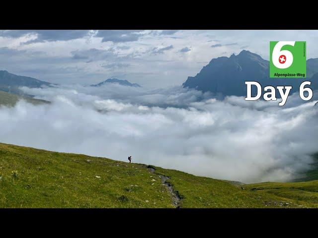 Hiking across Swiss Alps day by day | #6: Inventive ways to avoid a storm