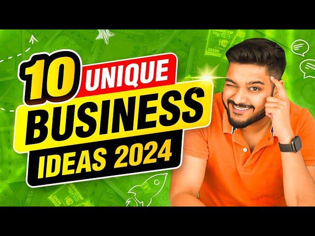 10 Unique Business Ideas | Business Ideas 2024 | Social Seller Academy