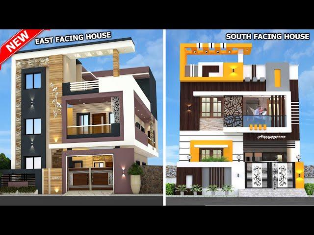 33 Modern 2 Floor House Front Elevation Designs 2022 | Double Floor Small House Designs