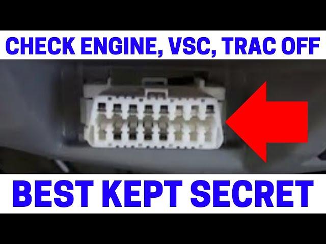 (Part 4) How To Fix Your Check Engine, VSC, Trac Off Warning Lights With Zero Point Calibration