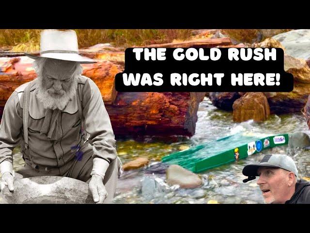 I Found the old PAY STREAK! Whiskey Run Beach Mining /Oregon Gold panning and Sluicing!