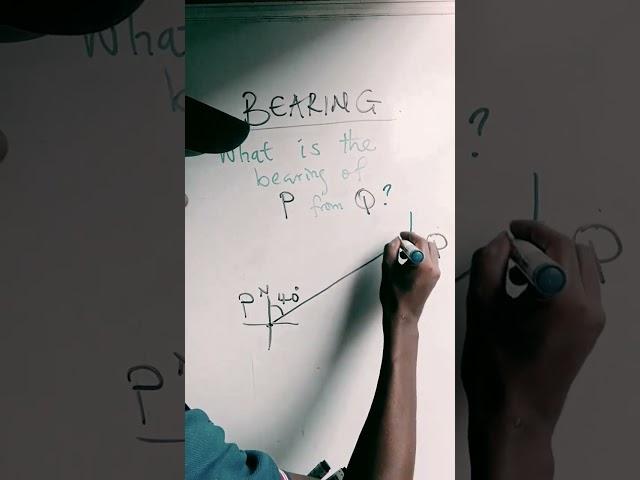 How to calculate and read the bearing from two points